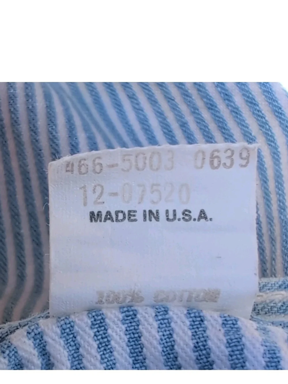 Vintage Osh Gosh Pants Boys 6 Blue Striped Corduroy Cotton USA Toddler Cuffed